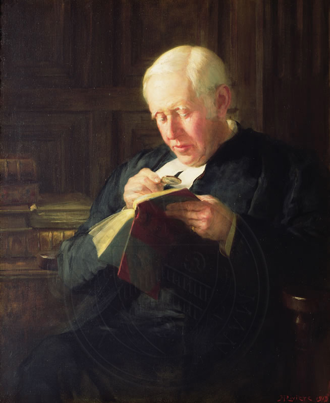 William Archibald Spooner (1844-1930), Warden of New College, after whom the linguistic phenomenon 'spoonerism' is named.