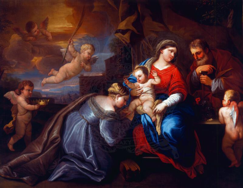 Marriage of St Catherine by Luca Giordano (1634-1705)
