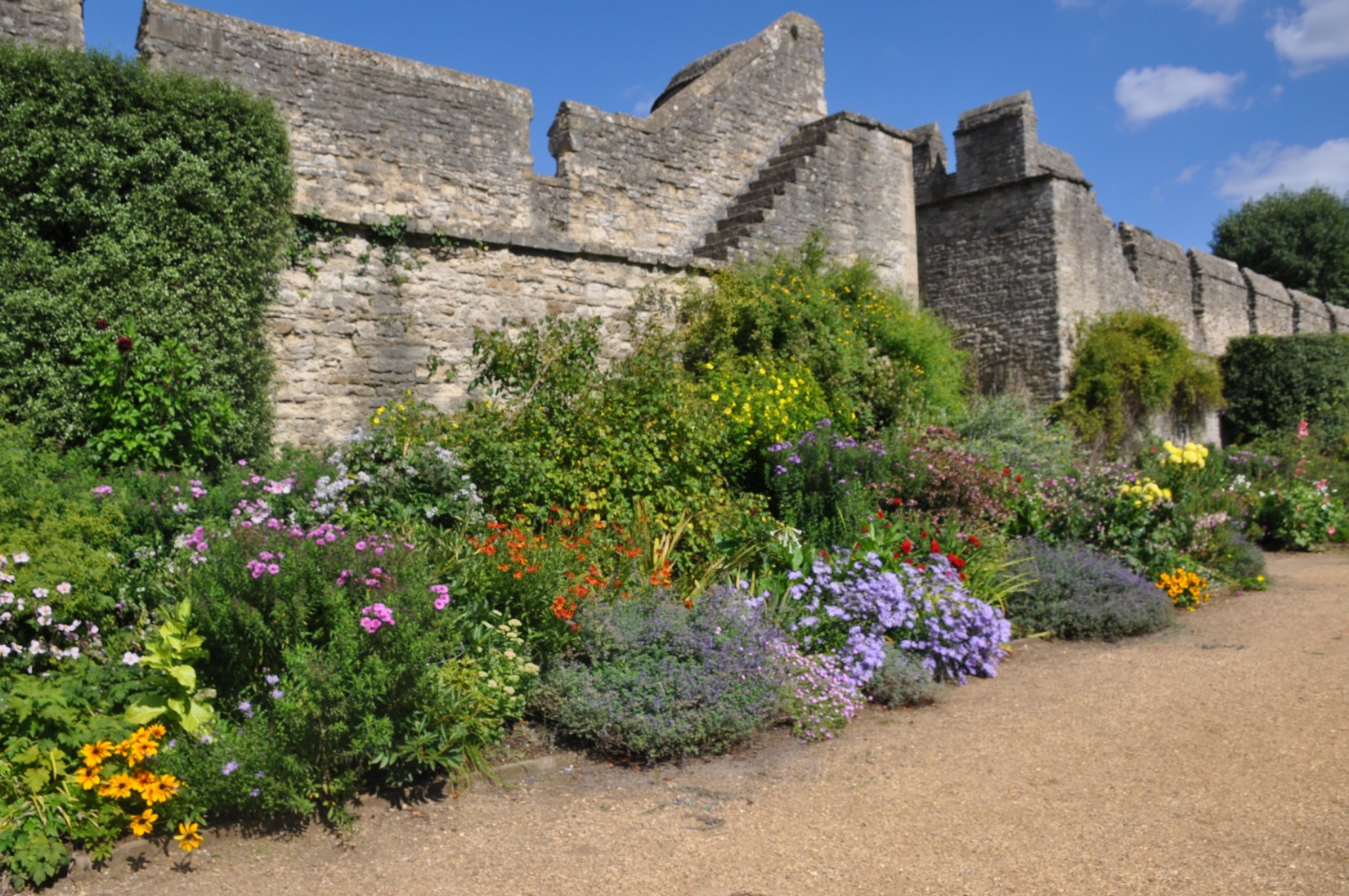 City Wall with herbaceous border