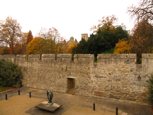 City Wall with autumn trees