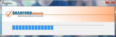 Bradford progress window screen shot