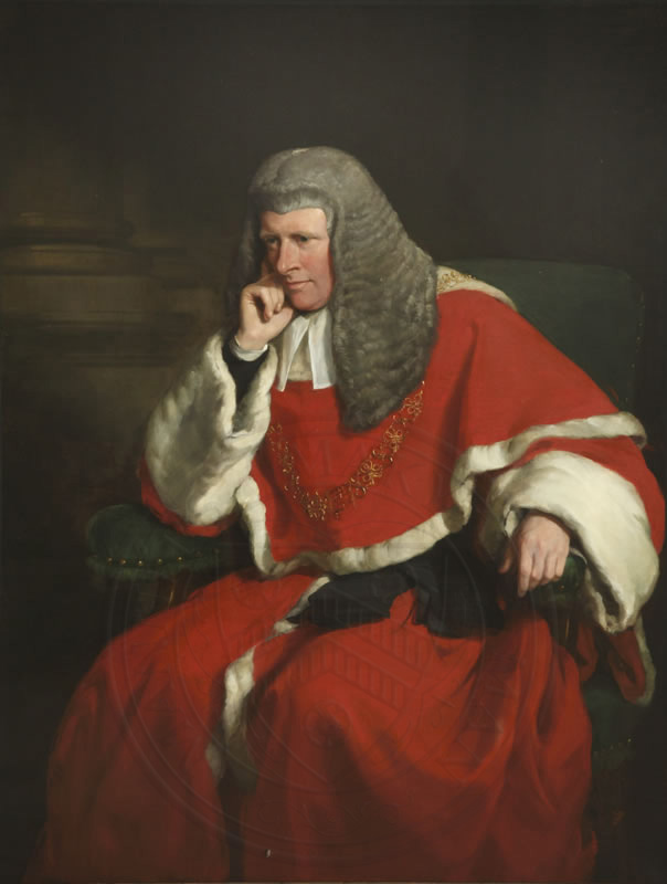 Sir William Erle, Lord Chief Justice, (1859-80) by Sir Francis Grant