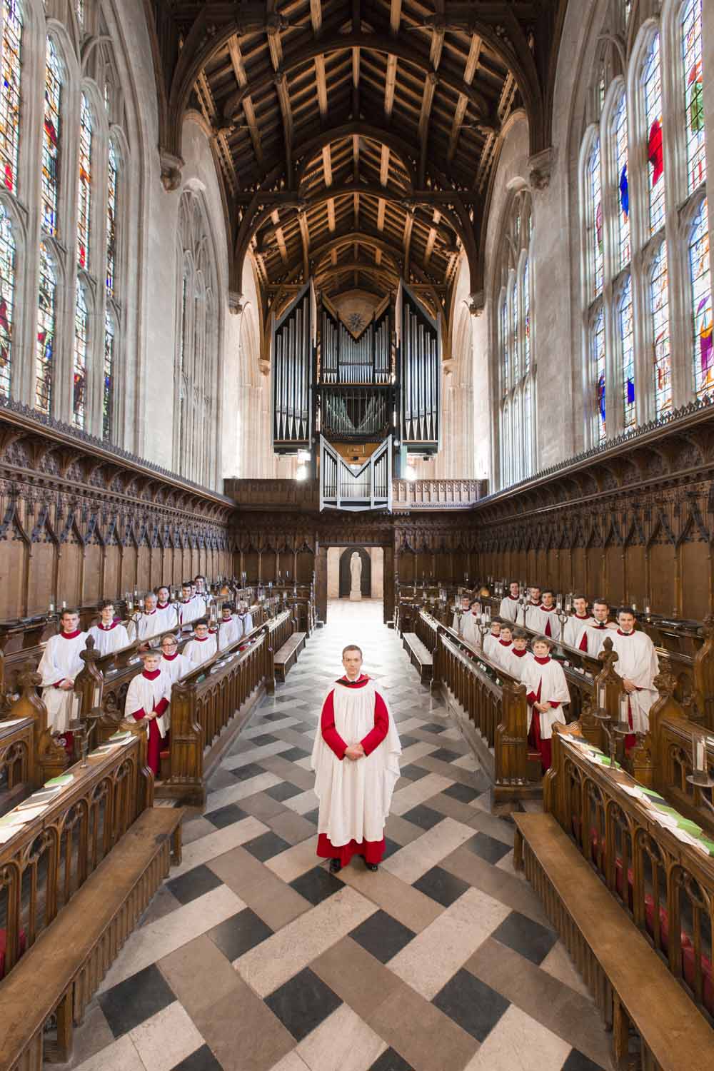 The choir in the Chapel