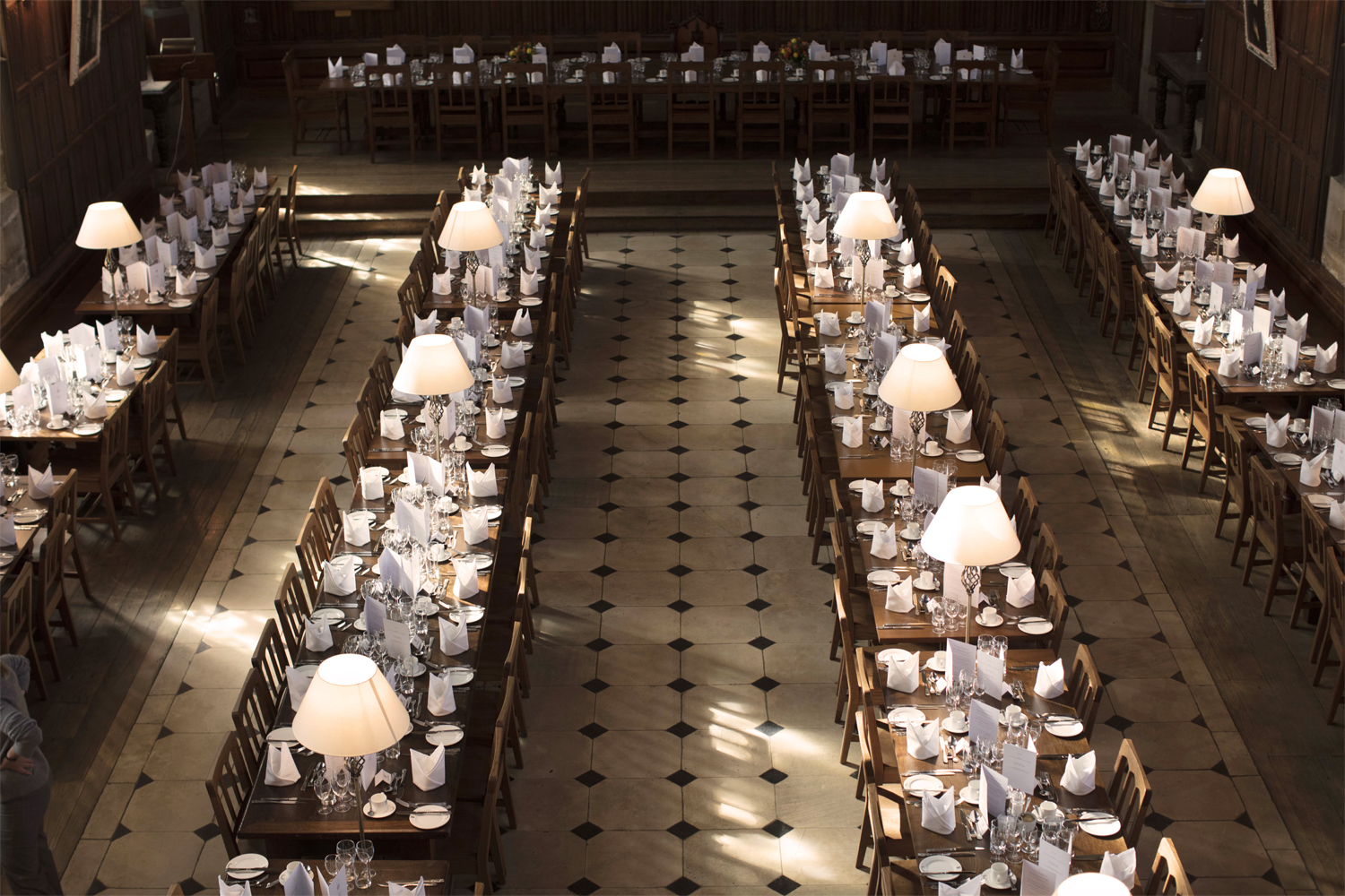 The Dining Hall is the tallest in Oxford and can seat 200 The Dining Hall