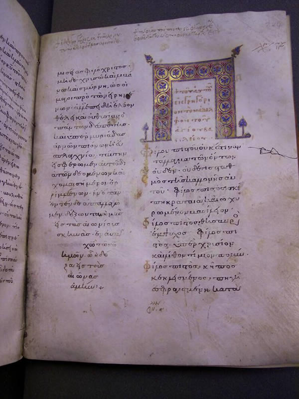 MS 141, f. 224r, Homilies, 11thC MS 141, f. 224r, Homilies, 11thC