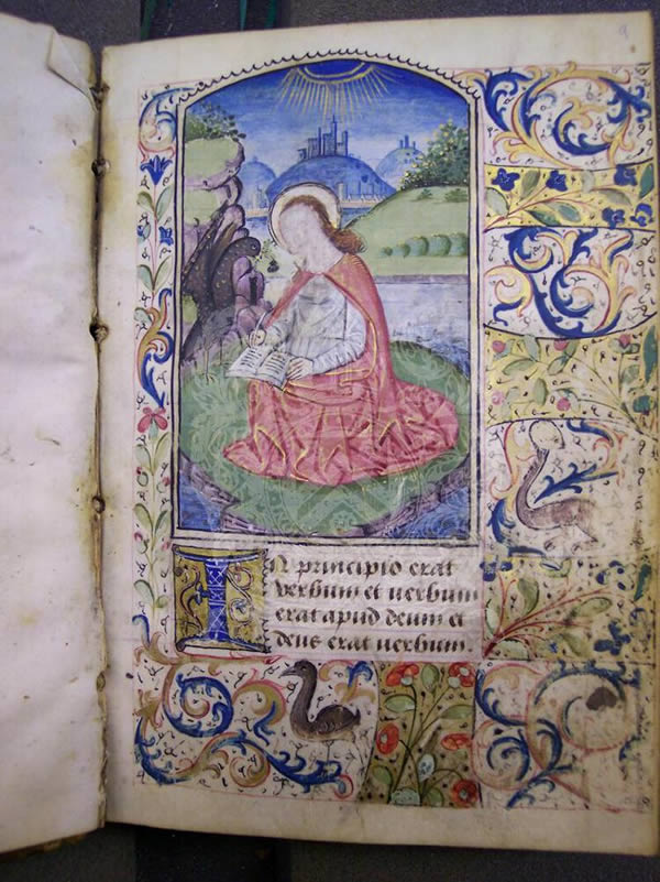 MS 369, f. 9r, Book of Hours, c. 1500 MS 369, f. 9r, Book of Hours, c. 1500
