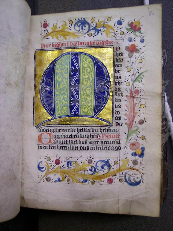 MS 371, f84r, Book of hours, 15thC MS 371, f84r, Book of hours, 15thC