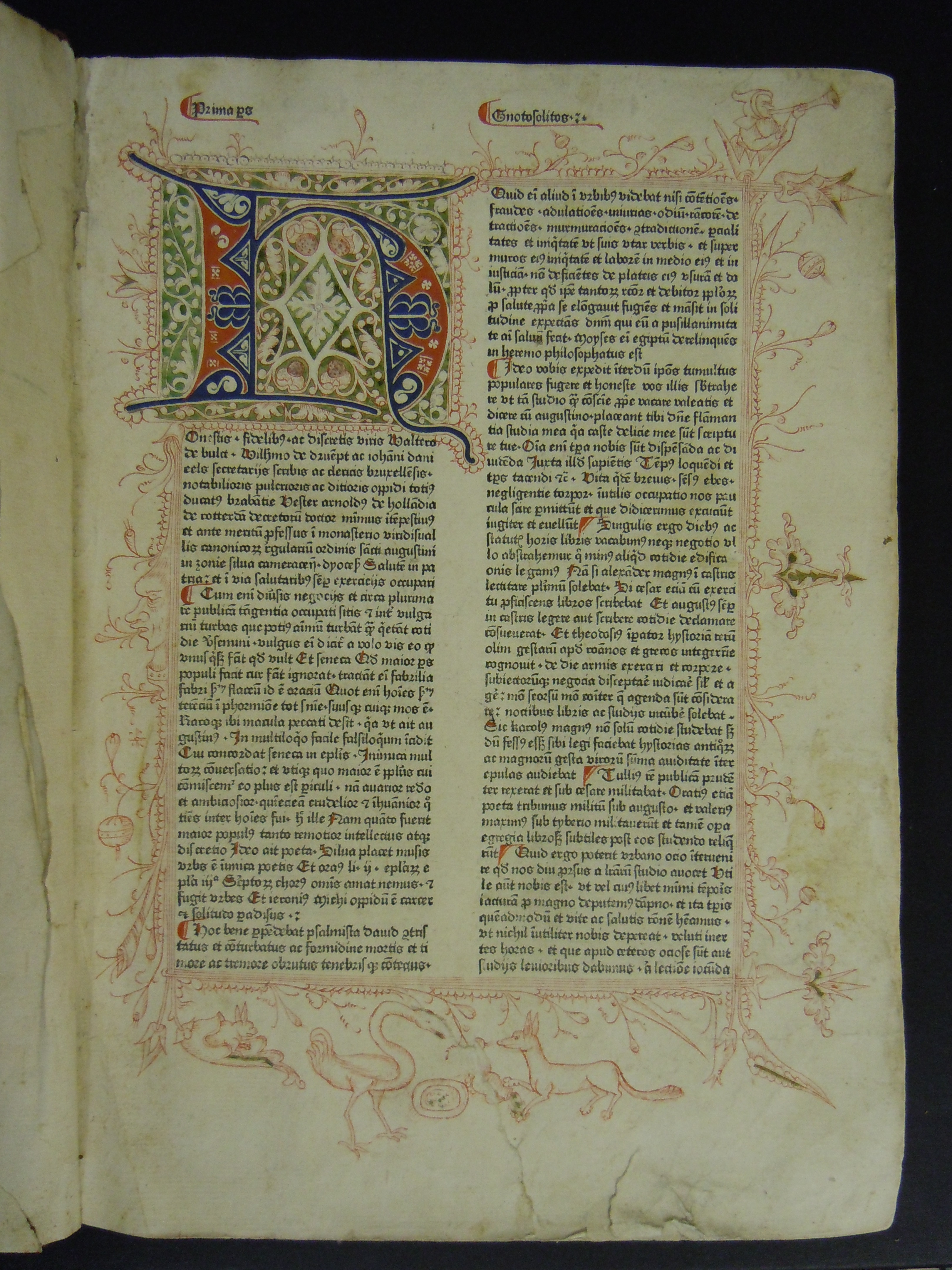 BT1.112.2, f.1r, Arnoldus de Geilhoven’s Gnotosolitos, sive Speculum conscientiae (1476)