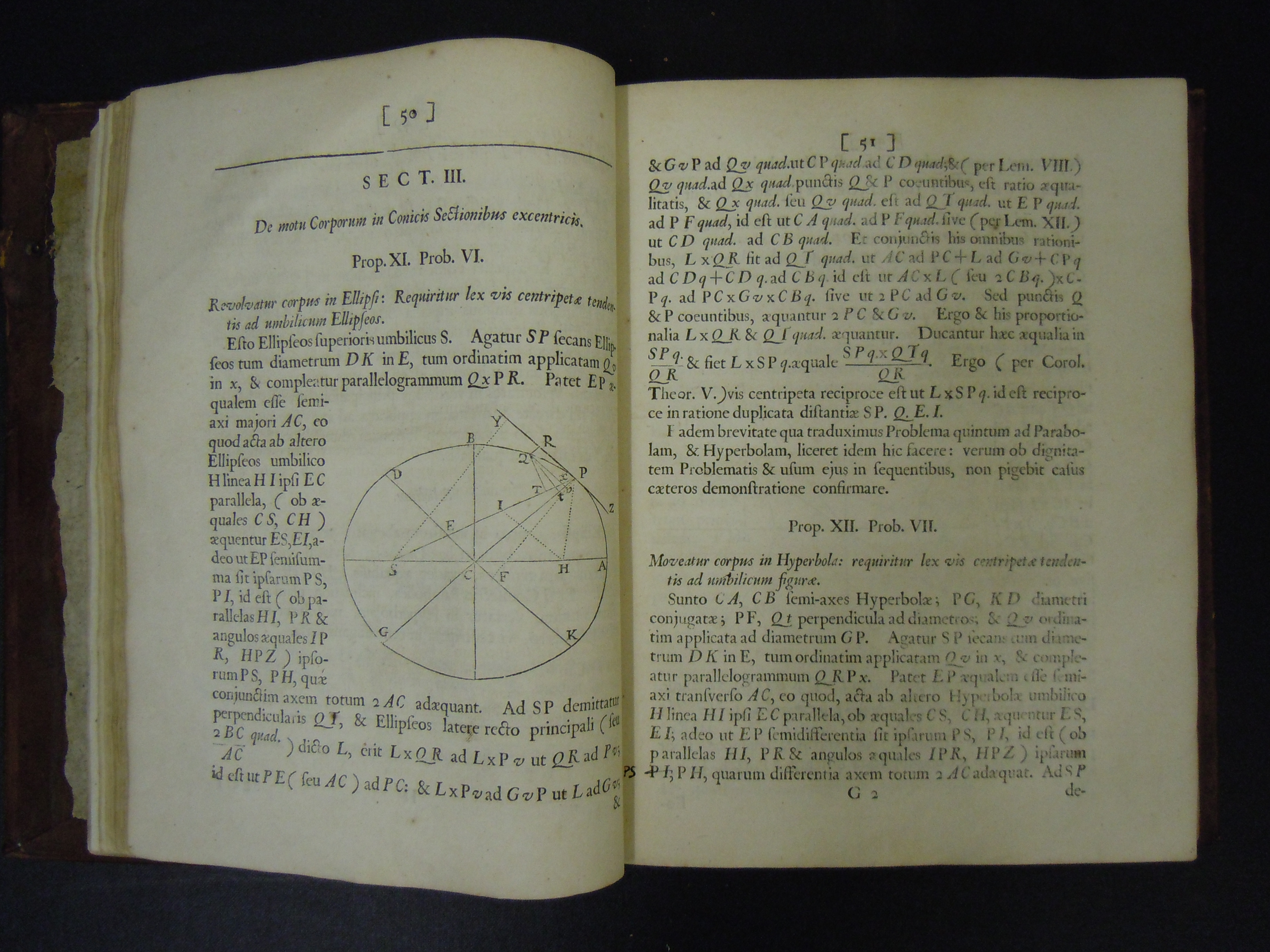 BT1.128.26, pp. 50-51, Isaac Newton’s Philosophiæ naturalis principia mathematica (1687)