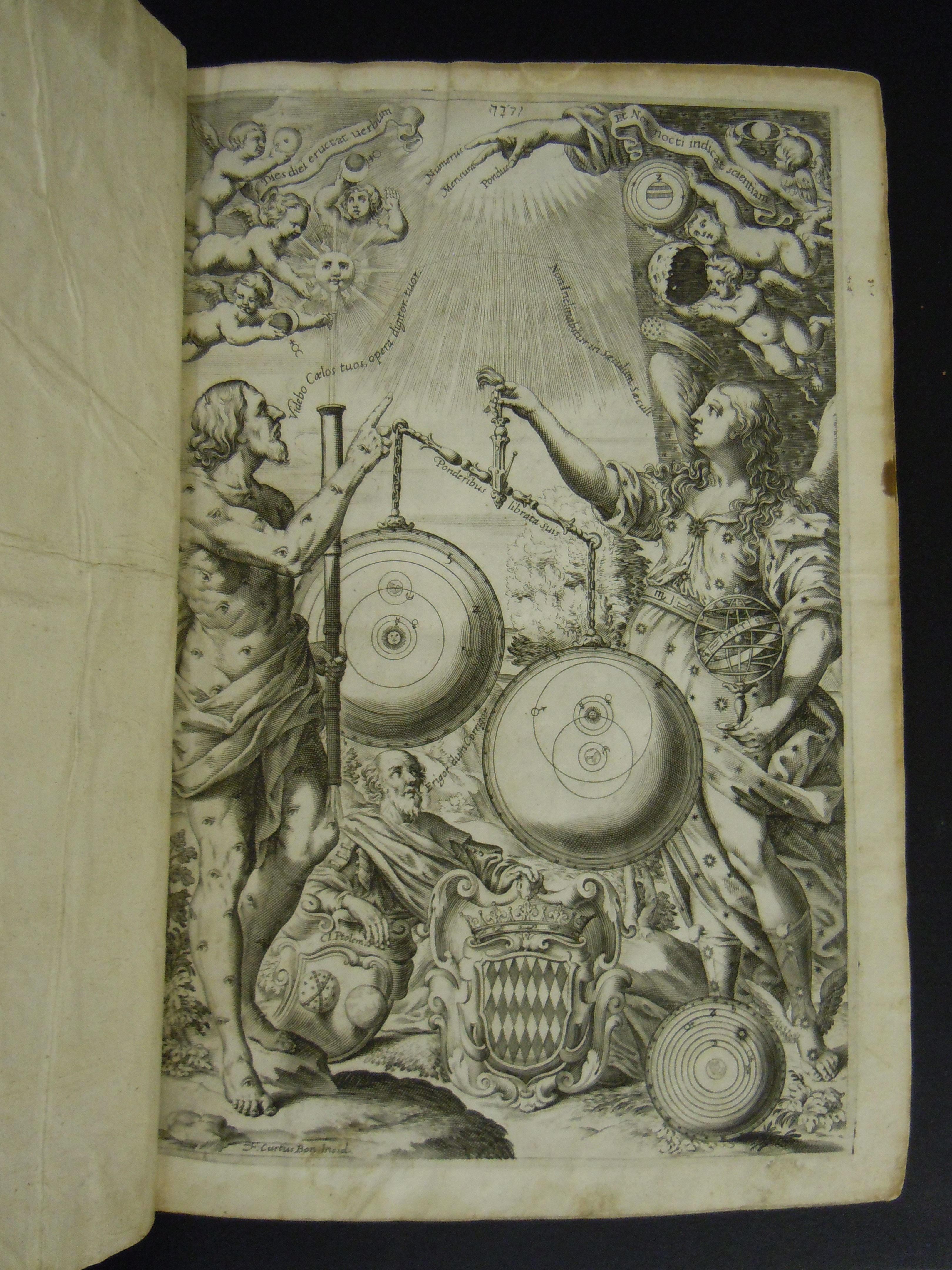 BT3.154.9, 2nd flyleaf, Giovanni Battista Riccioli’s Almagestum nouum (1653)