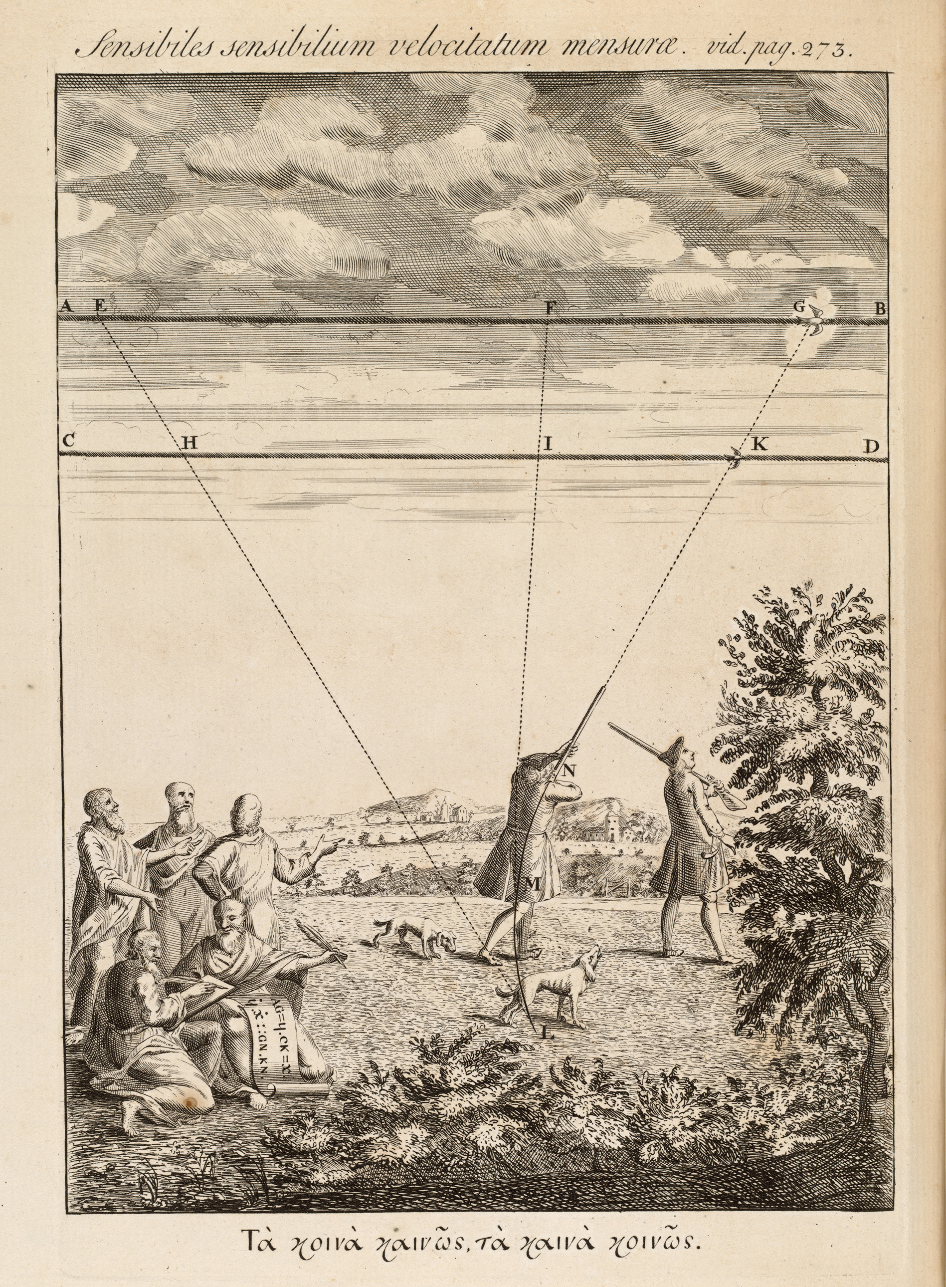 BT3.182.6, frontispiece, Isaac Newton’s The method of fluxions and infinite series (1736)