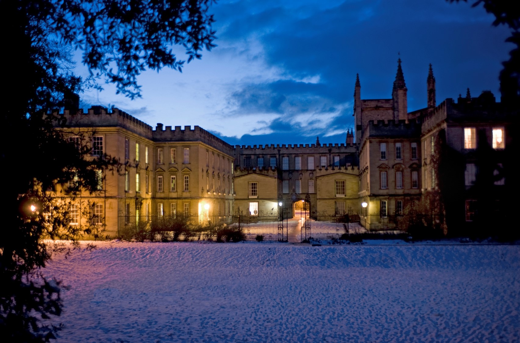 Garden Quad at night