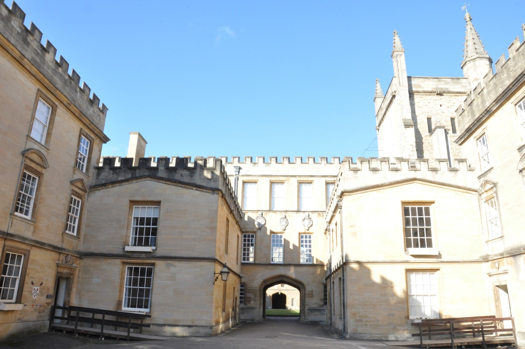 Garden Quad in sunshine