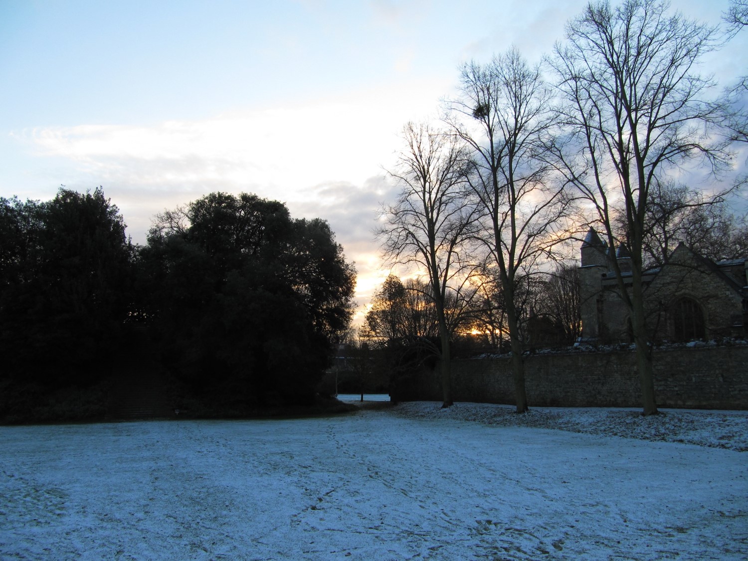 Snowy Sunset Snowy Sunset