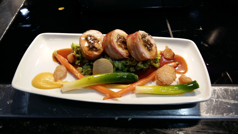 guinea fowl roulade 