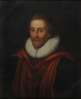 Robert Pinke by Paul van Somer (c.1576-1621) (circle of) Robert Pinke (oil on panel)