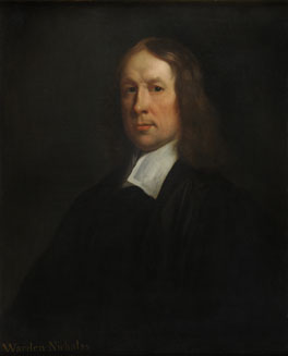 Warden John Nicholas (oil on canvas)