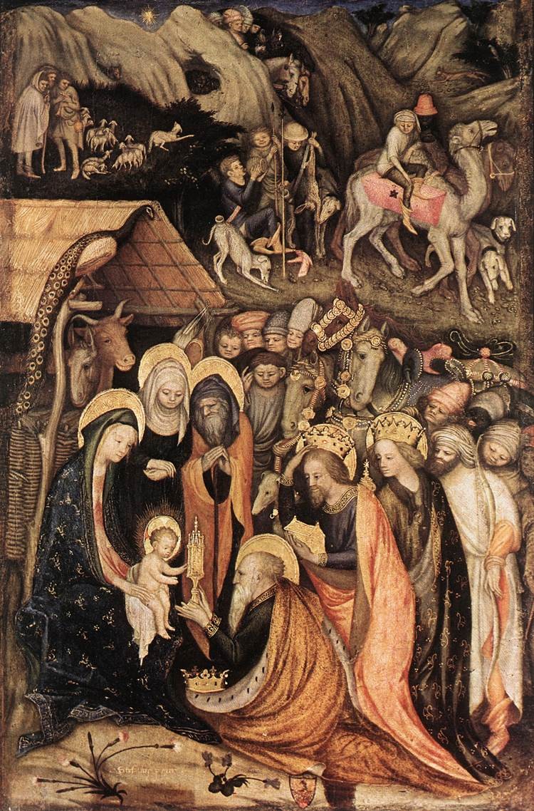 Magi visiting the infant Jesus