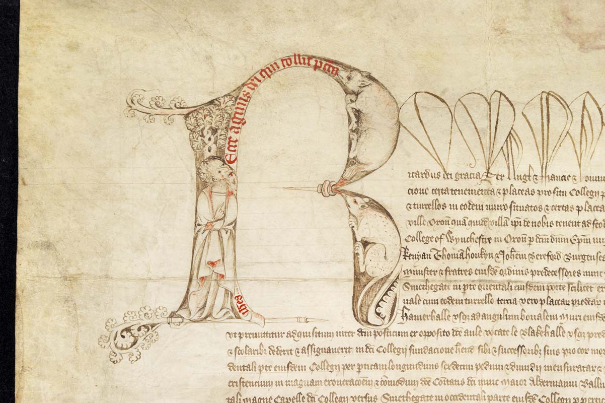 NCA 5361, Richard II Charter confirming the College site in Oxford, 13 July 1389