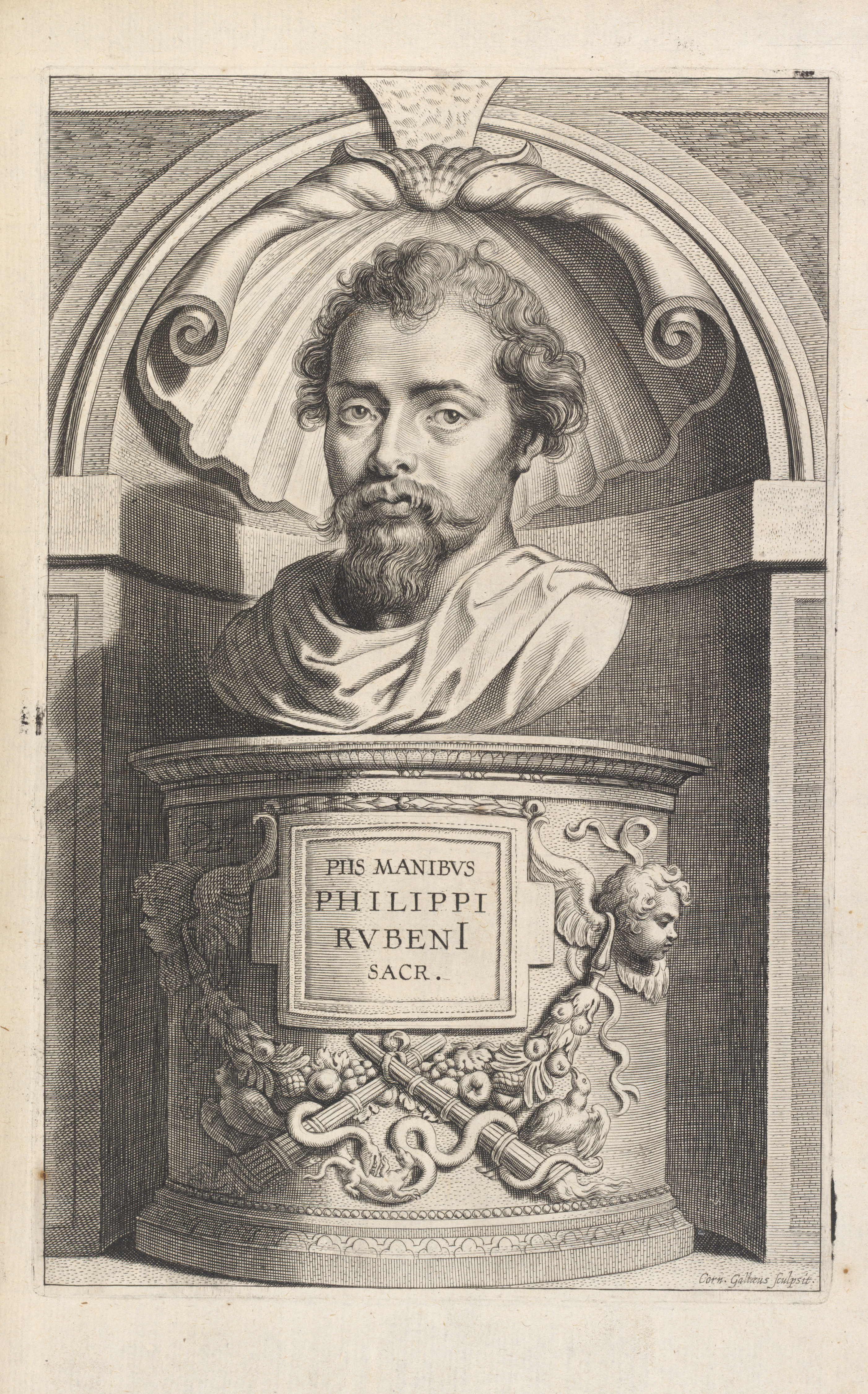 BT3.106.17, Saint Asterius of Amasea’s Homiliae (1615), portrait of Philip Rubens