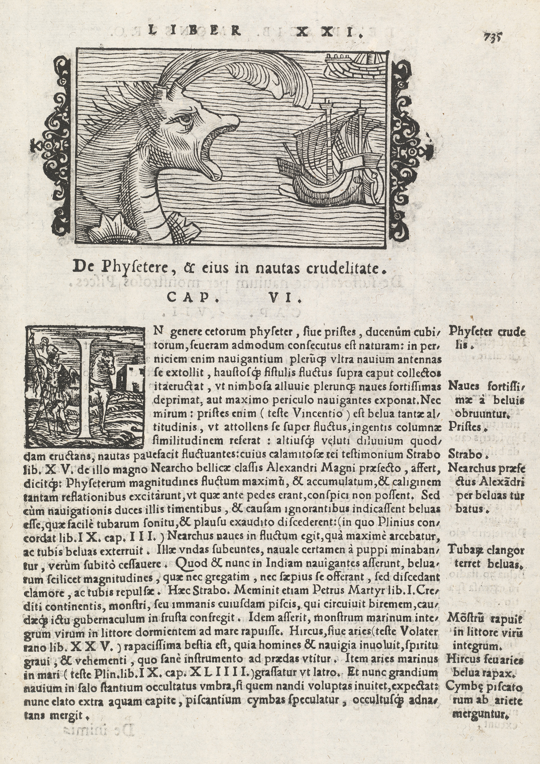 BT3.214.7, Olaus Magnus’s Historia de gentibus Septentrionalibus (1555), p. 735