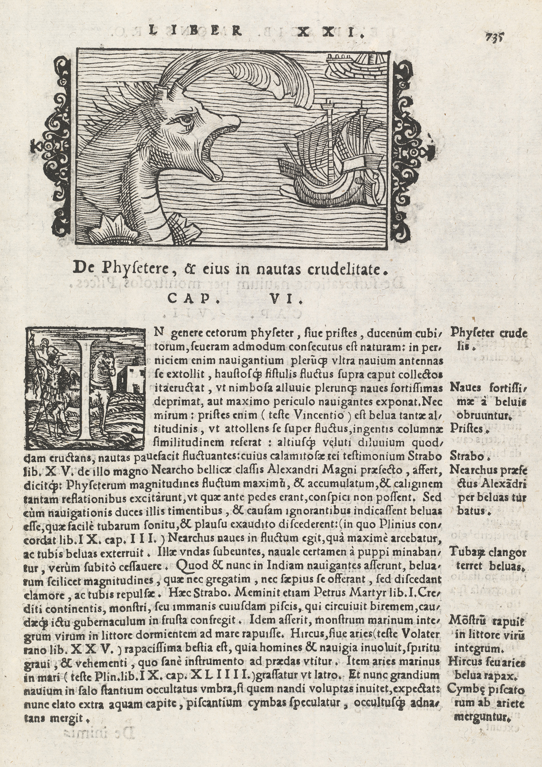 BT3.214.7, Olaus Magnus’s Historia de gentibus Septentrionalibus (1555), p. 735 BT3.214.7, Olaus Magnus’s Historia de gentibus Septentrionalibus (1555), p. 735