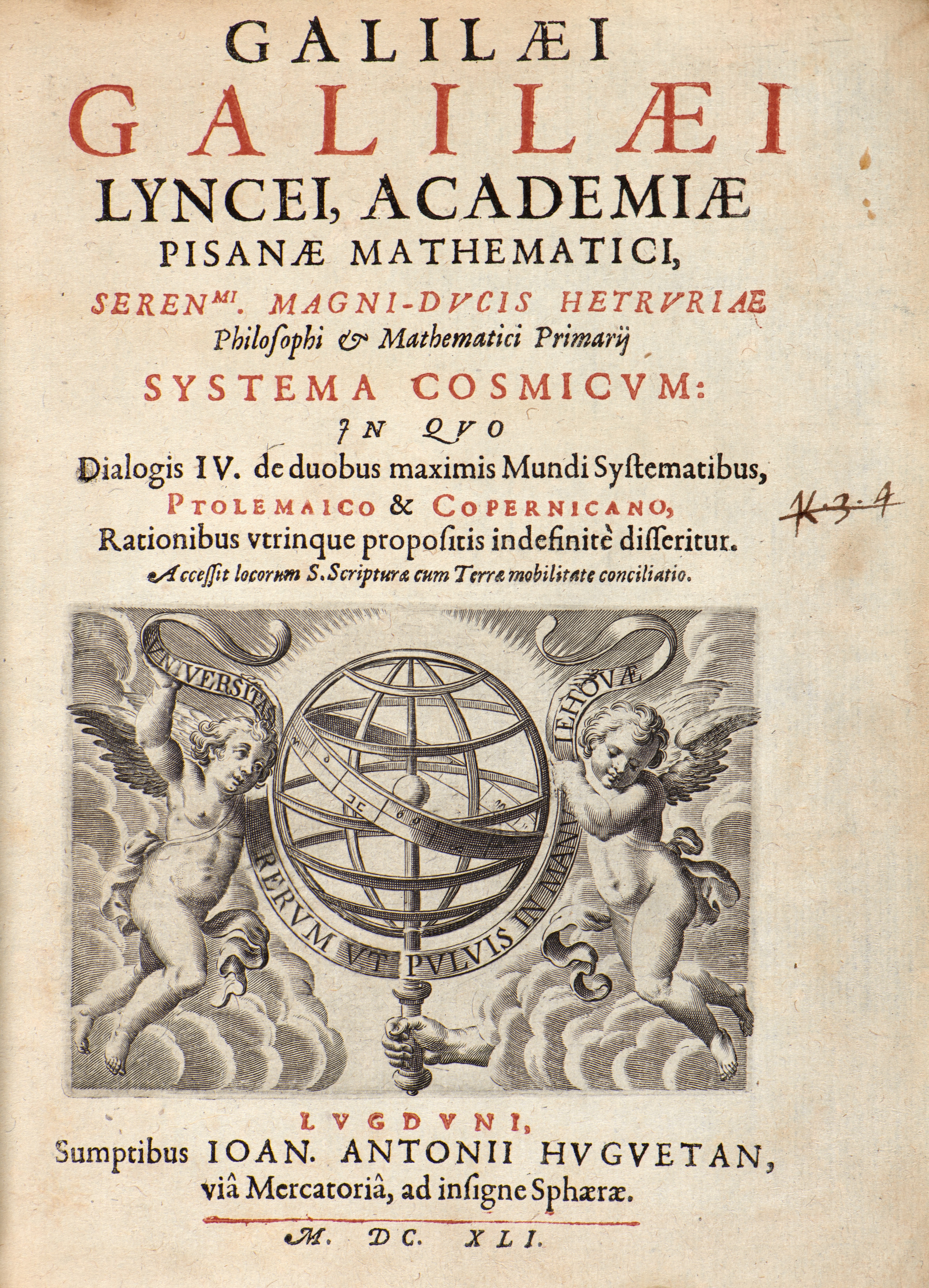 BT3.181.7, Galileo, Systema cosmicum (1641)