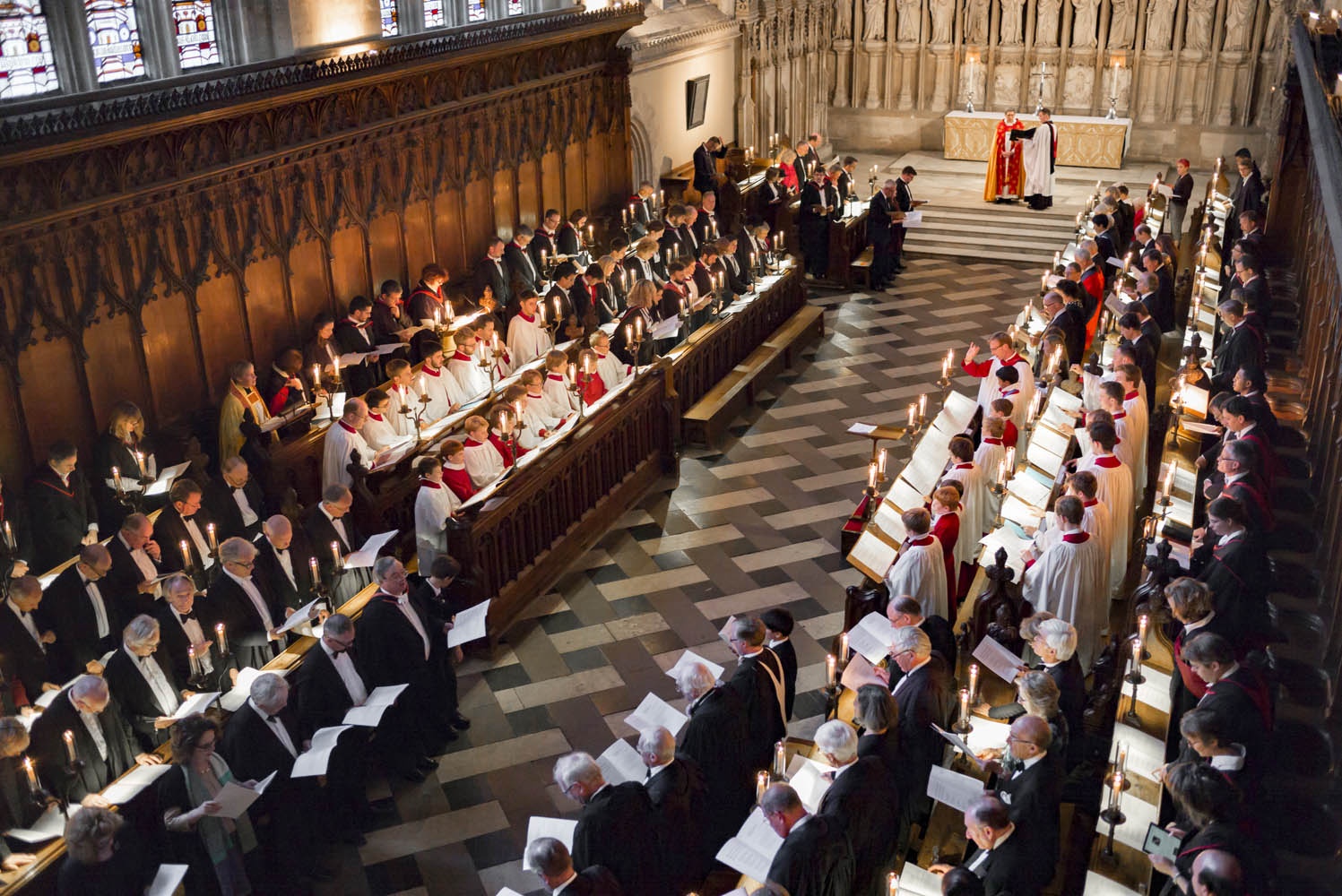 Carol Service in the New College Chapel