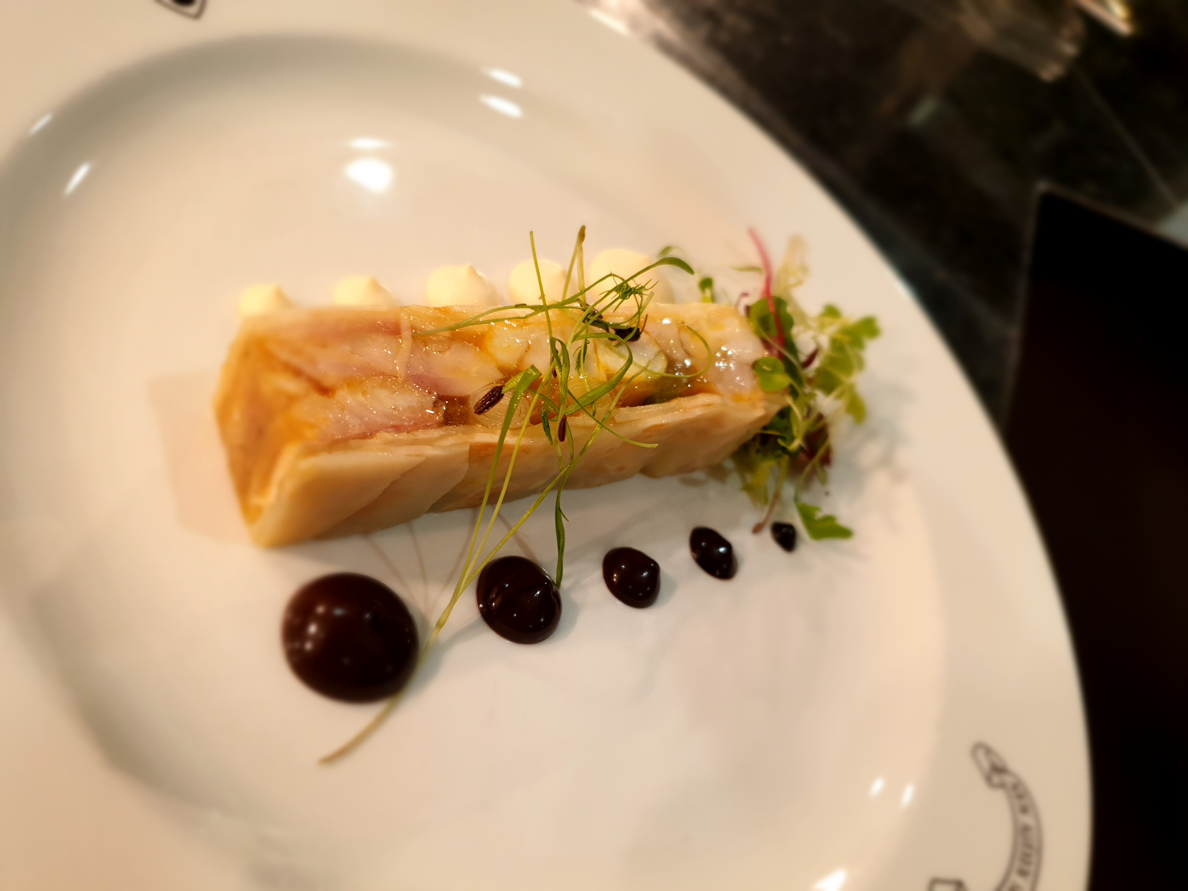 Boullabaisse & celeriac terrine, black garlic