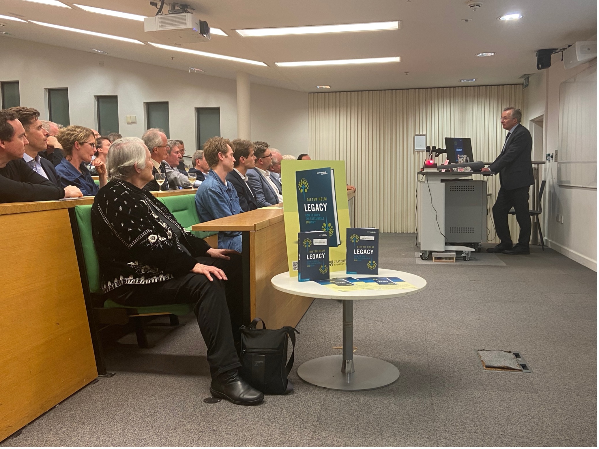 Prof Sir Dieter Helm gives his lecture at LSE