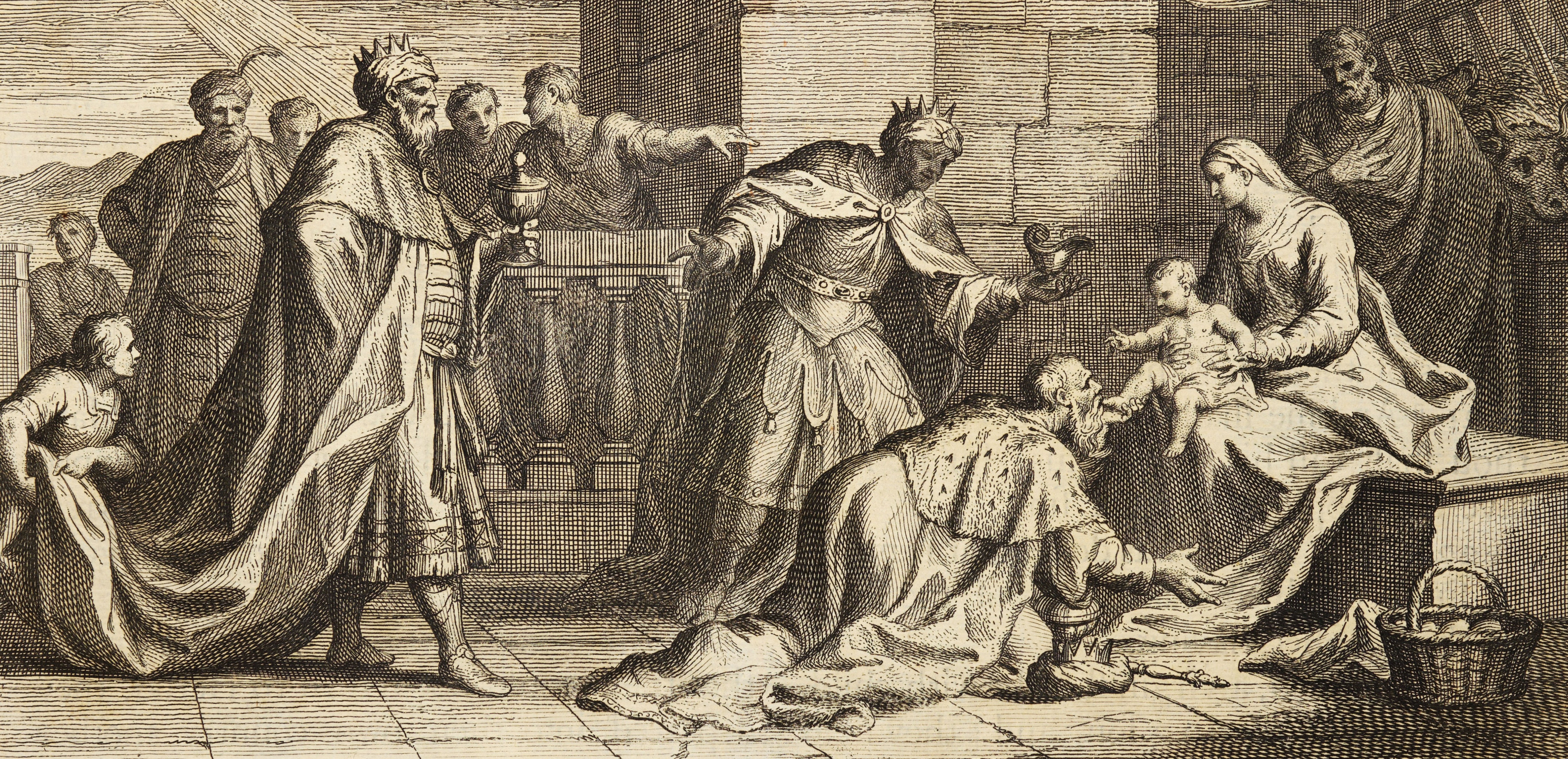 Adoration of the Magi, from New College Library, Oxford, BT3.282.1