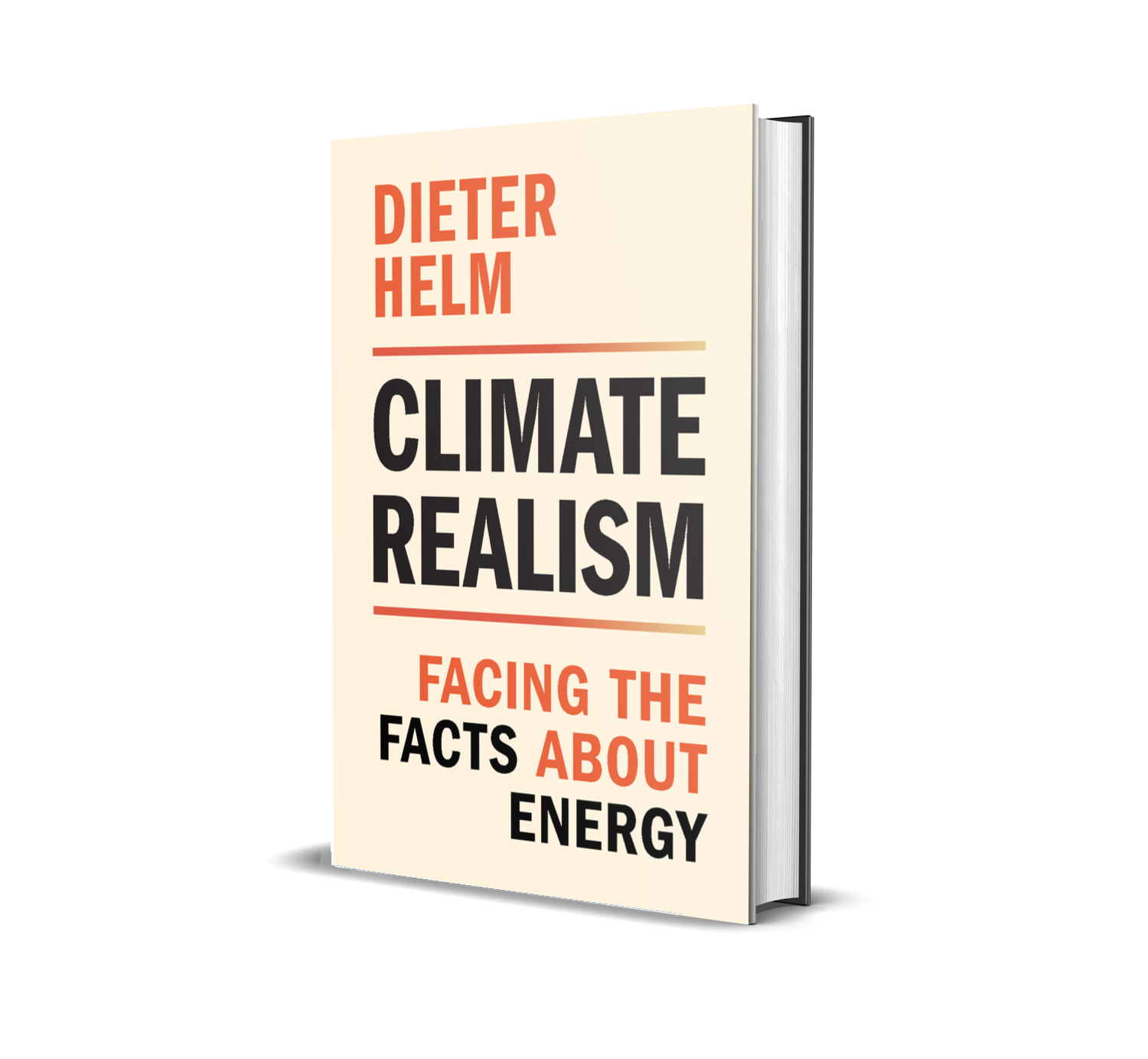 Picture of cover of Dieter Helm's new book Climate Realism