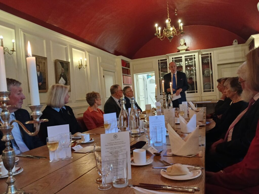 Lambourn Almshouses dinner