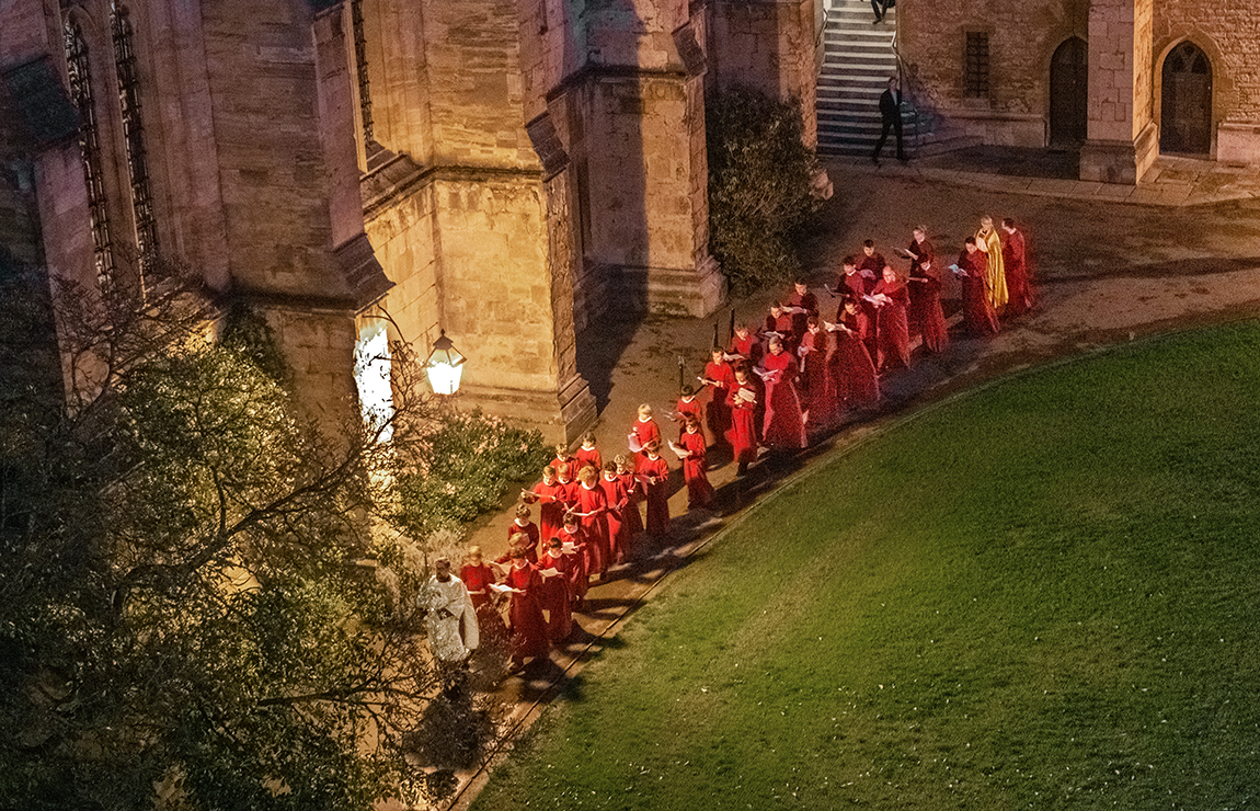 Choir processing around Front Quad