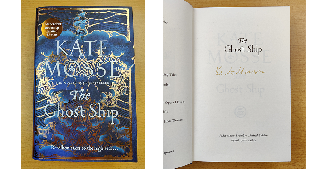 Ghost Ship by Kate Mosse (New College Library, Oxford, NC/MOS)