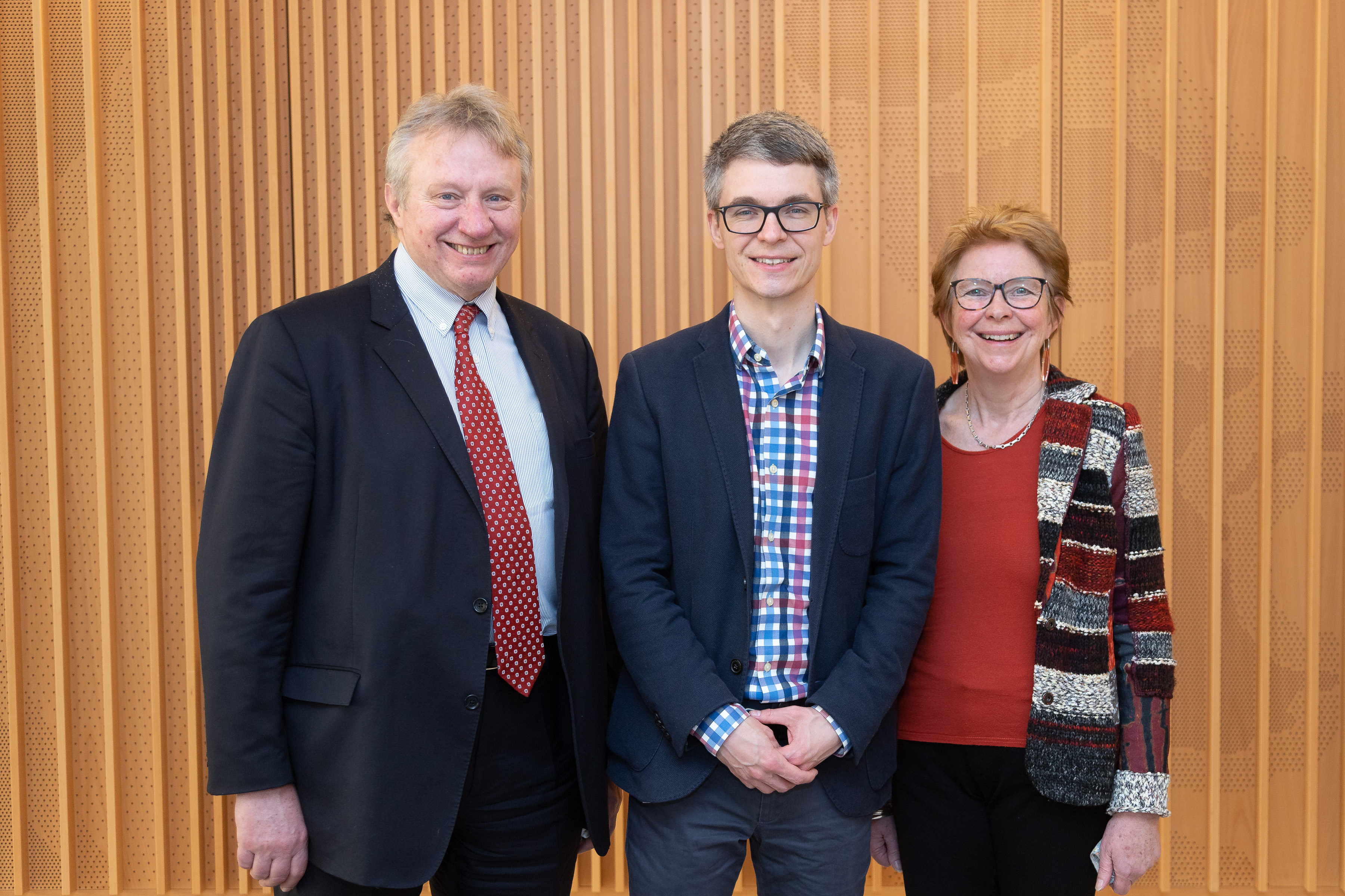 Sir Alex Markham, Prof Stephan Uphoff, Dr Sally Burtles