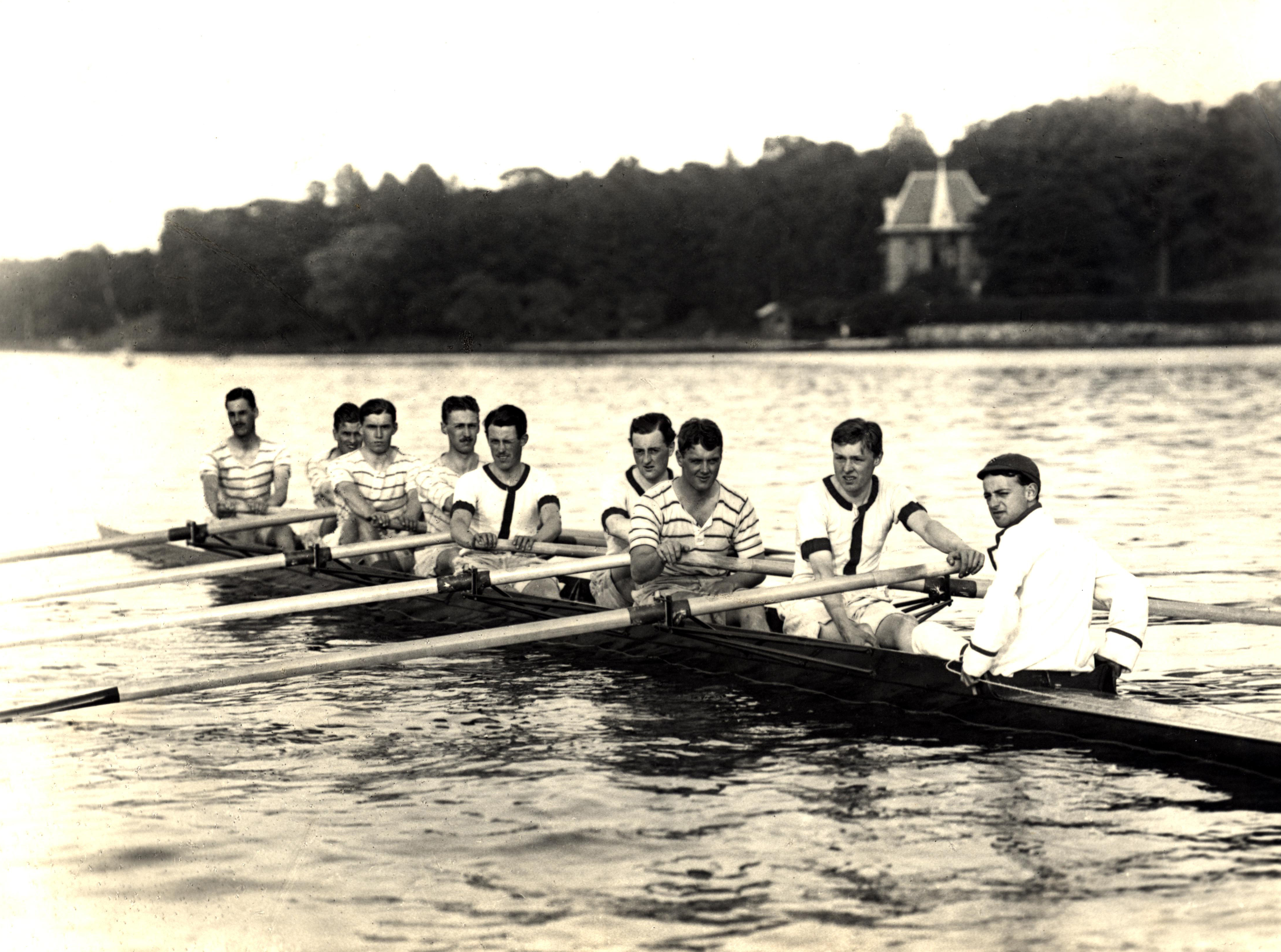 The New College team at the Summer Olympics in Stockholm in 1912