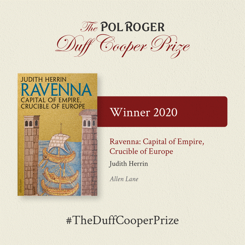 Ravenna front cover and text announcing it as the winner of the Duff Cooper Prize