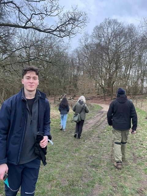 Alistair at Wytham Woods