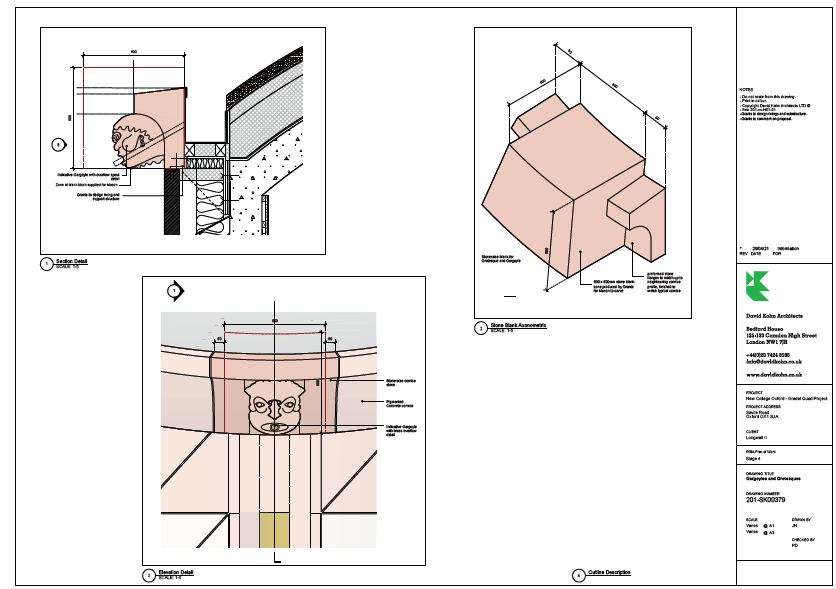 Architect's rendering of a Gargoyle 