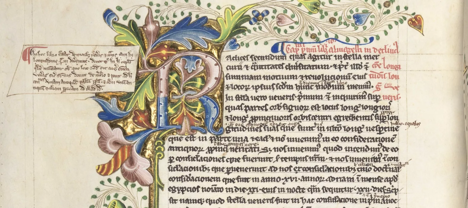 New College Library, oxford, MS 348, f. 170v [detail]
