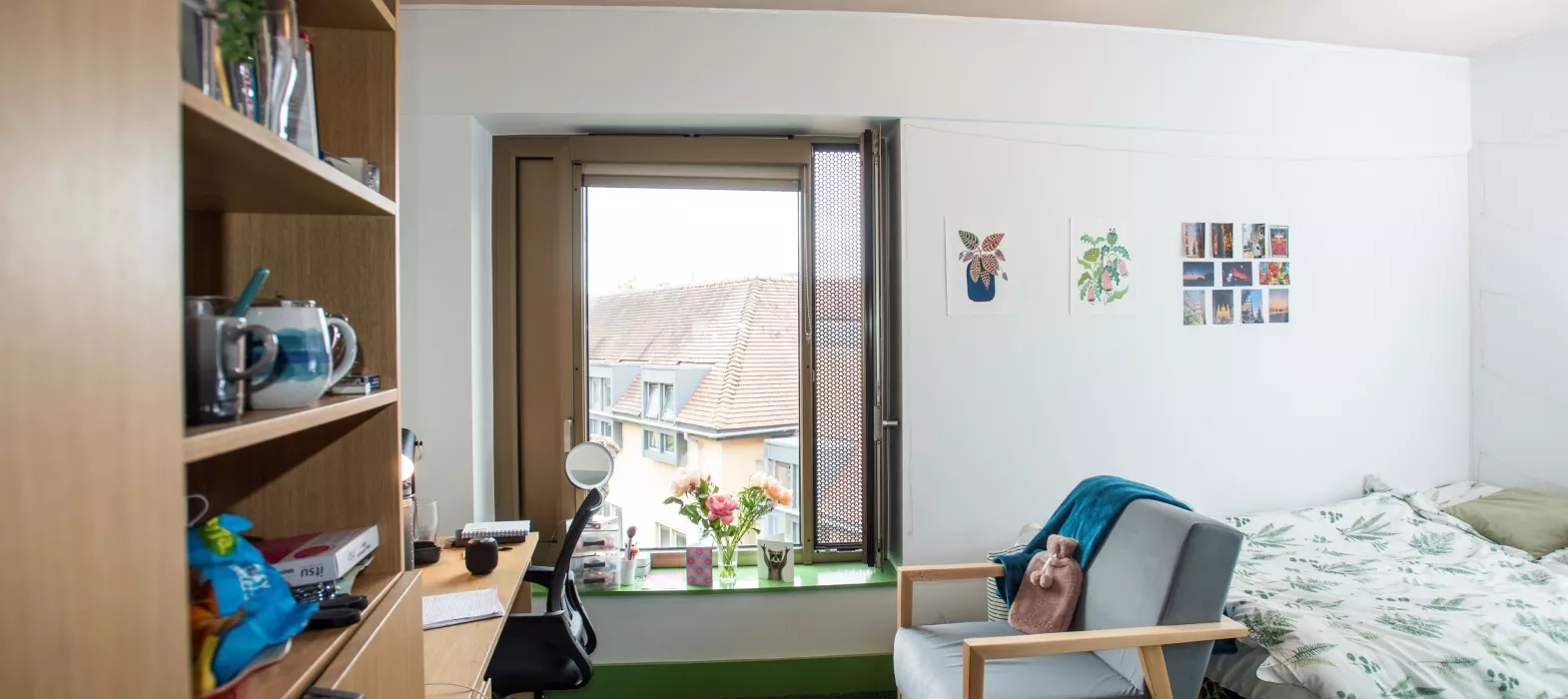 A typical bedroom in Gradel