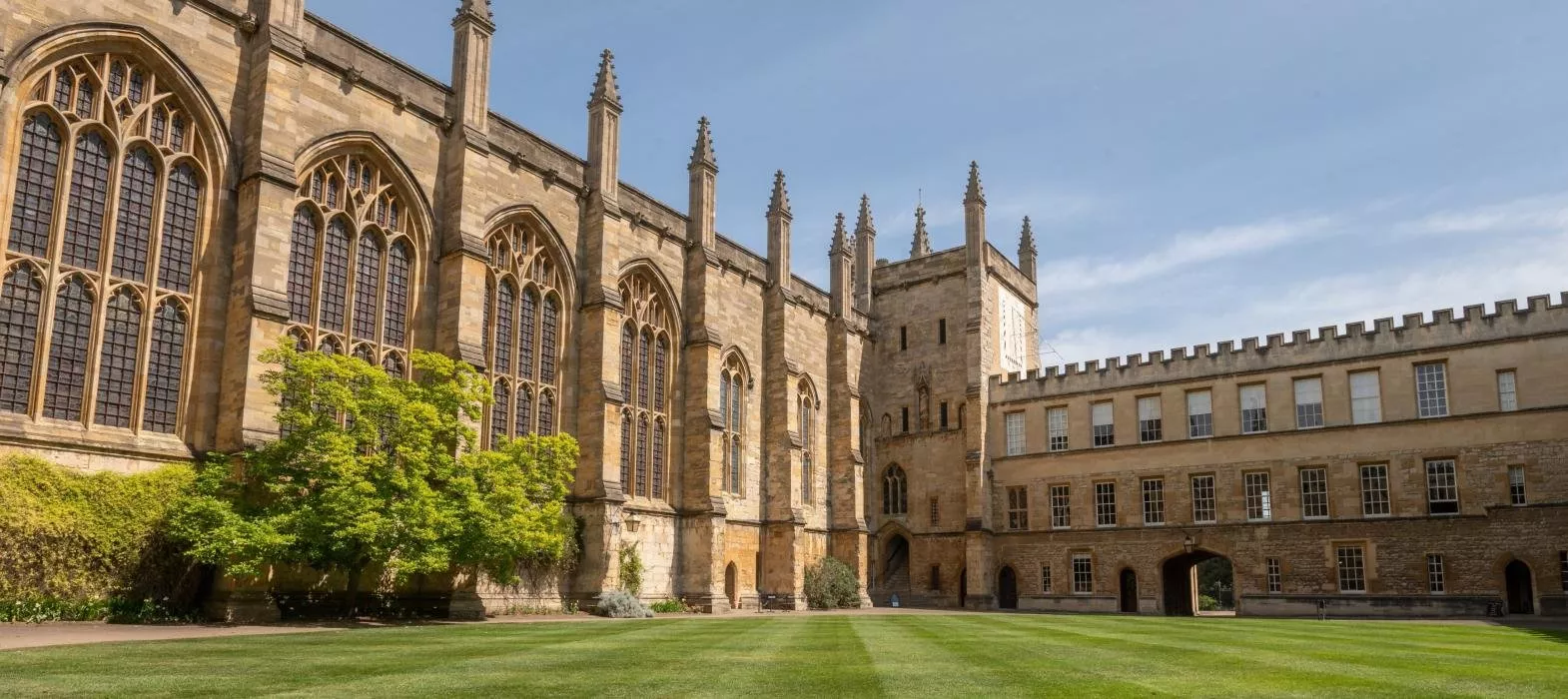 Modern picture of the Muniment Tower and Chapel