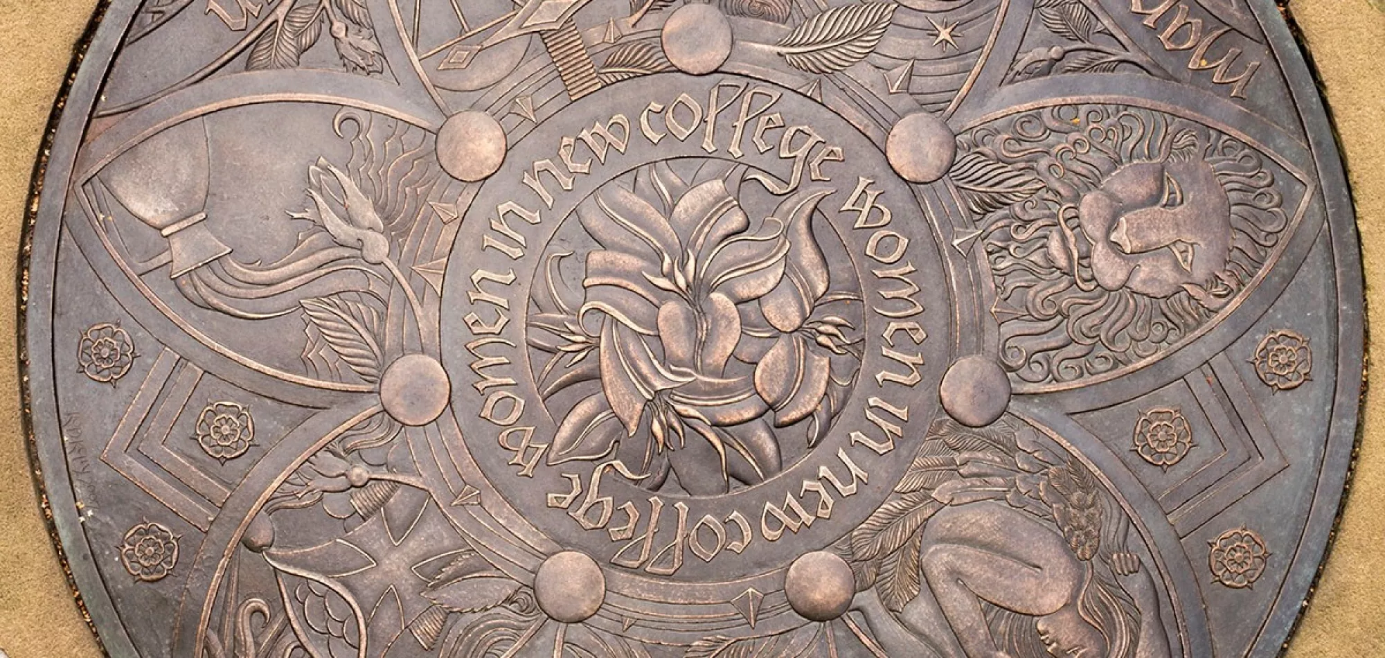 Plaque for 25th anniversary of women at New College