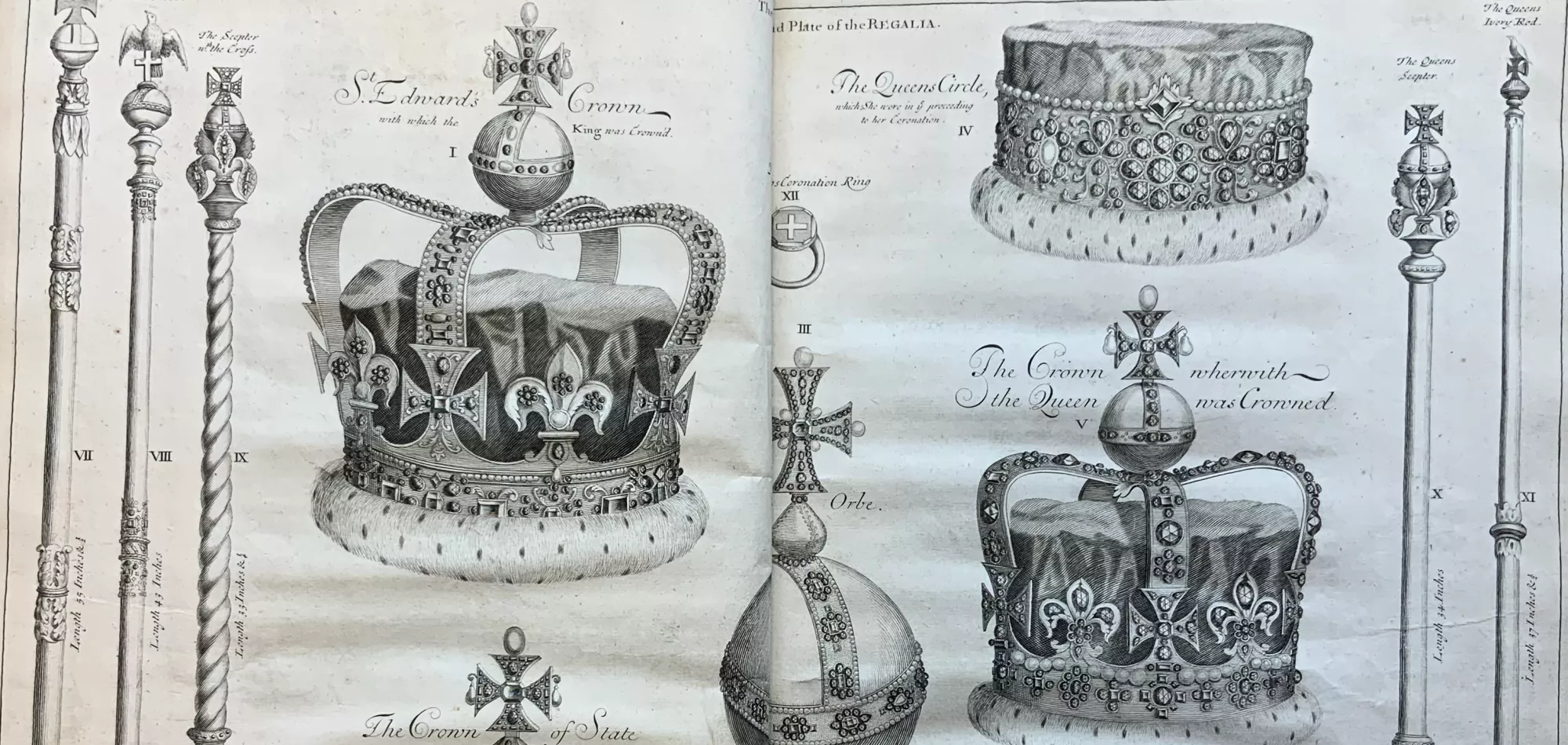 Crown Jewels at the coronation of James II