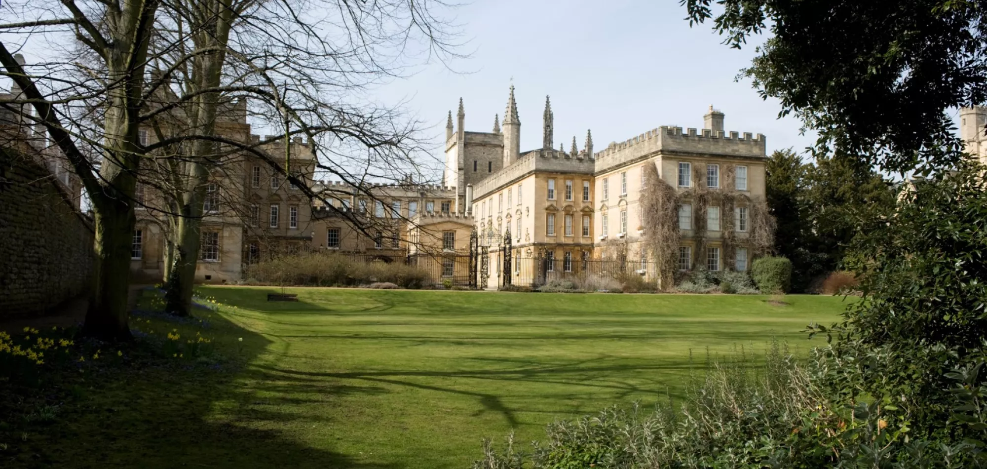 Modern photograph of the Garden Quad