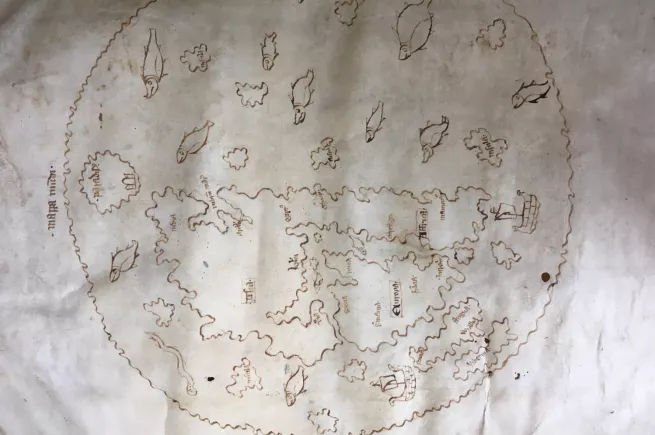 New College Library, Oxford, MS 274, f. iii verso