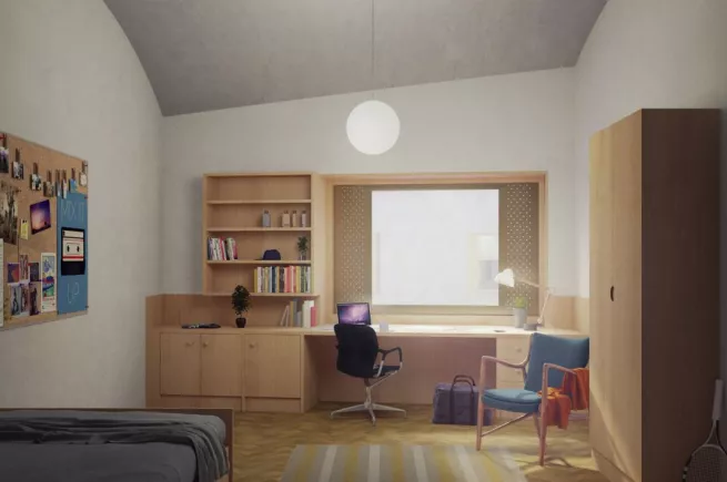 Student bedroom