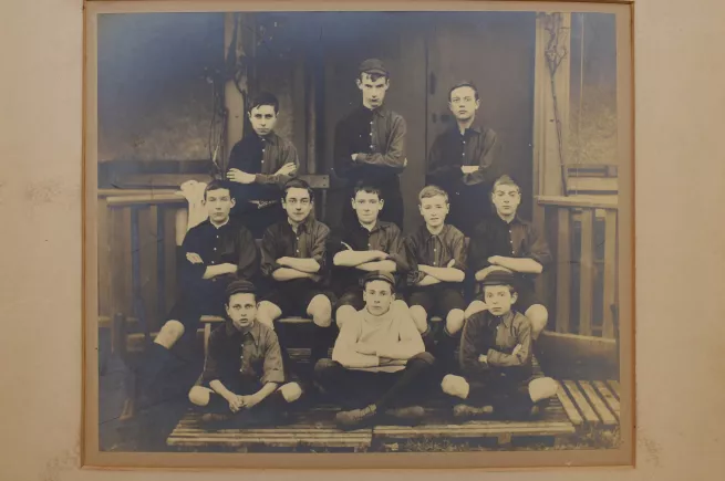 The School Football Team 1903/4, New College Archives, Oxford, NCA NCS/FB3/2