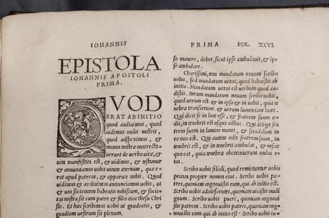 New College Library, Oxford, BT1.22.12, folio XCVI [detail]